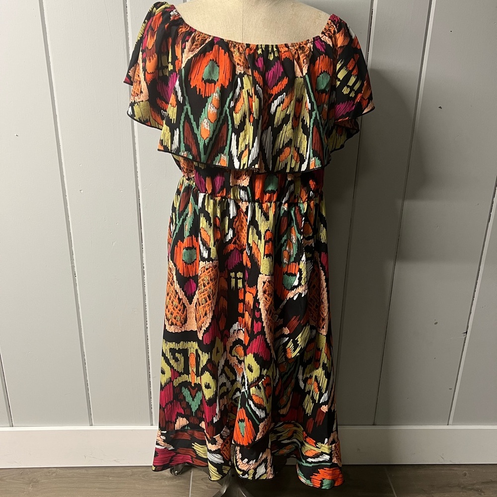 SHEIN Multicolor Graphic Dress